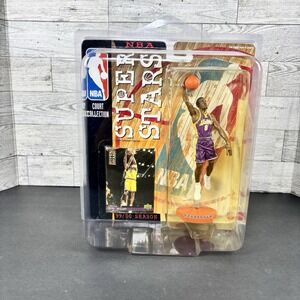 Kobe‎ Bryant NBA Superstars 1999-2000 Figure Mattel with UD Card Lakers New  MIB